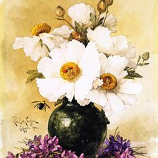 Схема вышивки «Скромный букет»