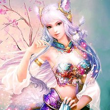 Схема вышивки «восточная красавица»