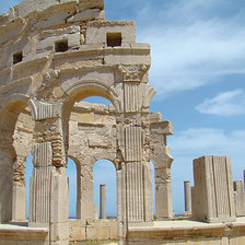 Схема вышивки «Римские развалины»