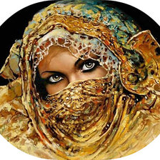 Схема вышивки «Серия "Нежность и золото востока"»