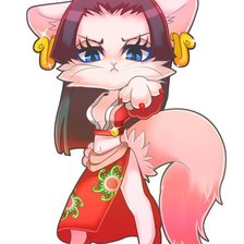 Схема вышивки «Боа Хенкок Cat»