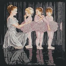 Схема вышивки «В школе танцев»