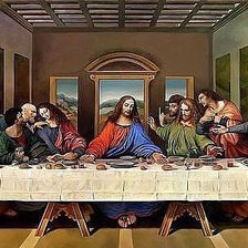 Схема вышивки «Тайная вечеря»