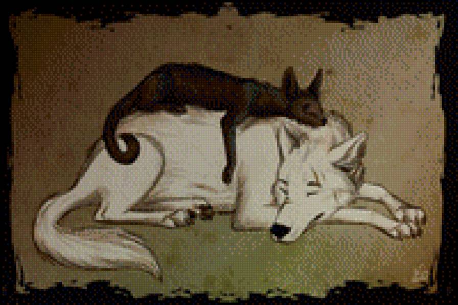 сон - котик, сон, волк - предпросмотр