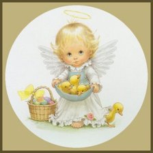 Схема вышивки «ангел 3»