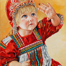 Схема вышивки «Серия "Русская краса"»