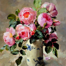 Схема вышивки «Розы»