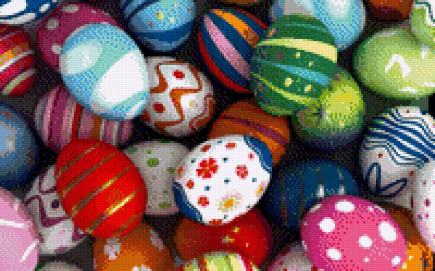 пасха - пасха, краски, яйца, праздник - предпросмотр