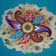 Схема вышивки «Цветик-восьмицветик»