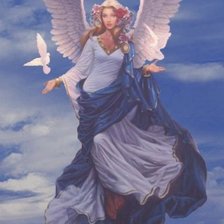 Схема вышивки «Ангел-хранитель»