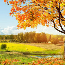 Схема вышивки «Осень»