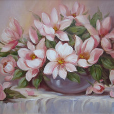 Схема вышивки «нежные цветы»