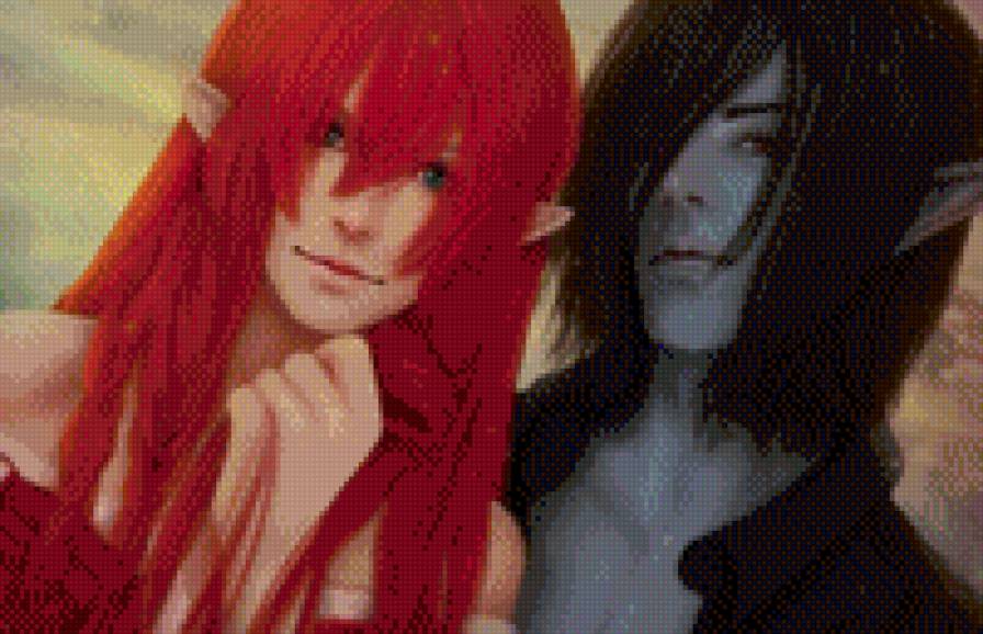 пара - эльфы, сказка. двое, фэнтези, пара - предпросмотр