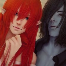 Схема вышивки «пара»