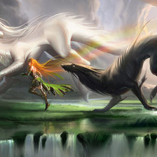 Схема вышивки «бег»