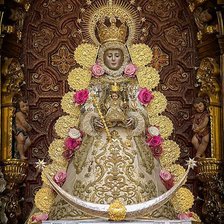 Схема вышивки «Virgen del Rocio»