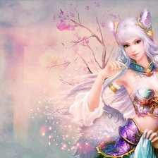 Схема вышивки «анимэшка»