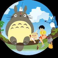 Схема вышивки «Тоторо»