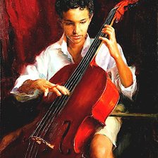 игра на контрабасе