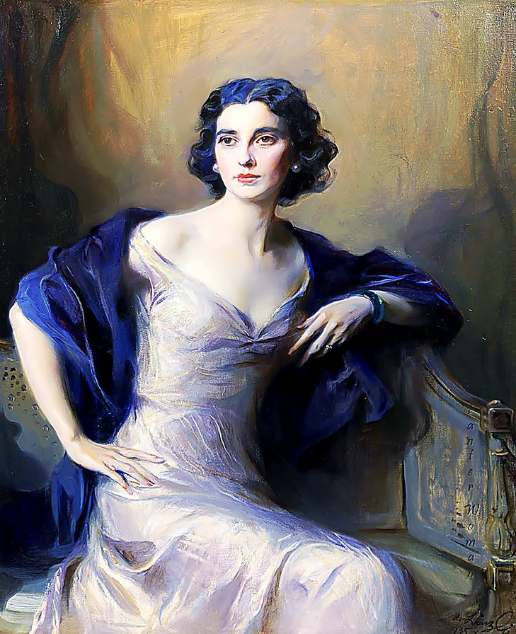 женский портрет - женщина, красота, классика, живопись, портрет, образ, девушка - оригинал