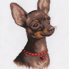 Схема вышивки «Русский Той Терьер»
