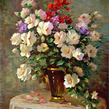 Схема вышивки «Художник Сергей Артов»