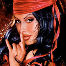 Схема вышивки «Цыганка»