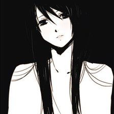 Схема вышивки «Девушка»