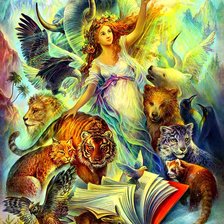 Схема вышивки «королева зверей»