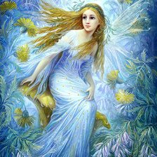 Схема вышивки «лесная нимфа»