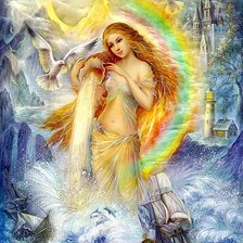 Схема вышивки «повелительница моря»