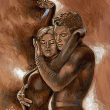 Схема вышивки «Серия "Двое"»