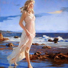 Схема вышивки «Художник Ричард Джонс»