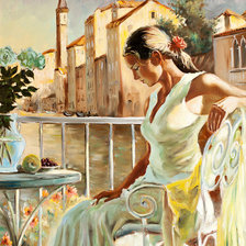 Схема вышивки «Серия "Женский образ"»