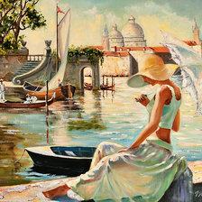 Схема вышивки «Серия "Женский образ"»