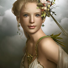 Схема вышивки «девушка»