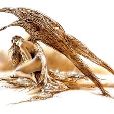 Схема вышивки «ангел»