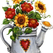 Схема вышивки «Чайник»