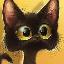 Схема вышивки «котик»