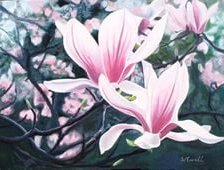 Схема вышивки «Магнолия»