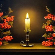 Схема вышивки «Рябиновый вечер»