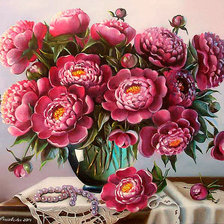 Схема вышивки «Серия "Цветы, букеты"»