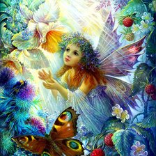 в сказочном саду