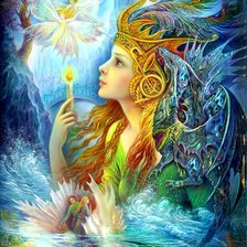 Схема вышивки «зачарованная принцесса»