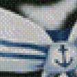 Предпросмотр схемы вышивки «моряк» (№960029)