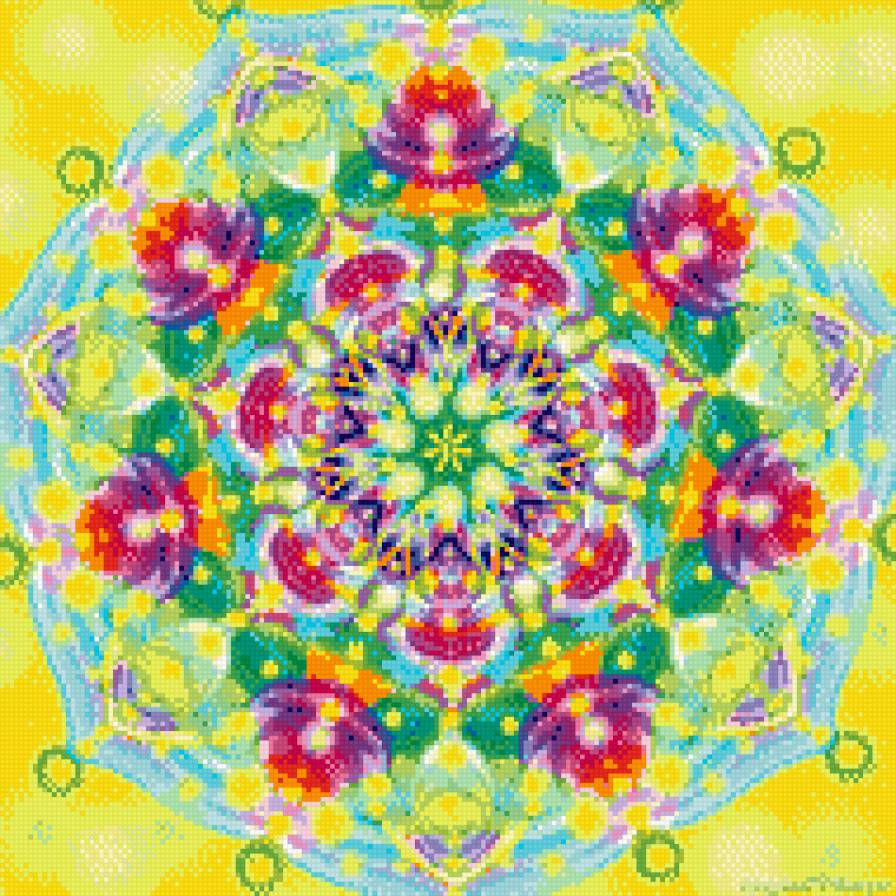 дыхание нежности,пульсация душевного тепла - мандалы - предпросмотр