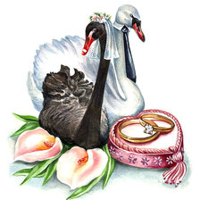 Схема вышивки «Подарок к свадьбе»