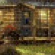 Предпросмотр схемы вышивки «домик в лесу» (№960862)