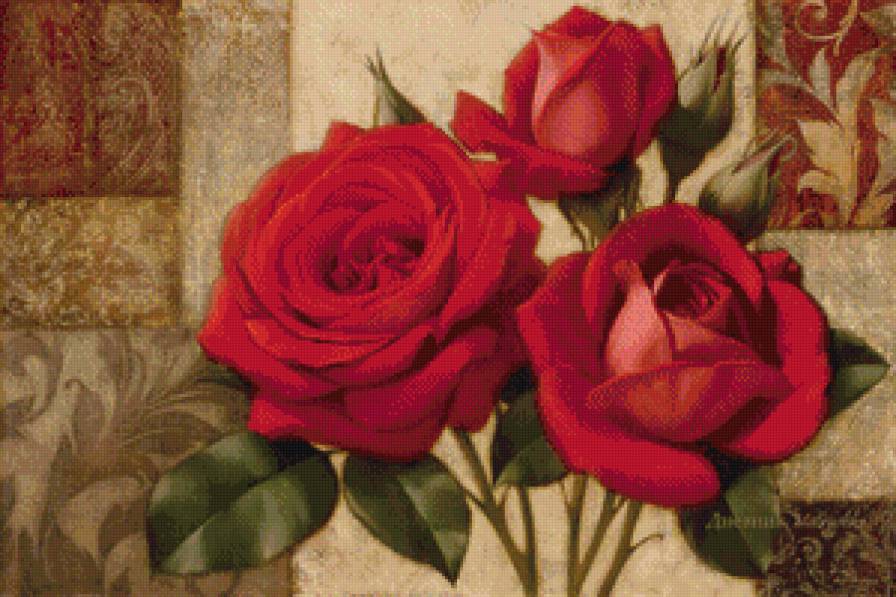 красные розы - розы, цветы - предпросмотр