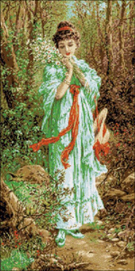 пришла весна - весна, девушка - предпросмотр